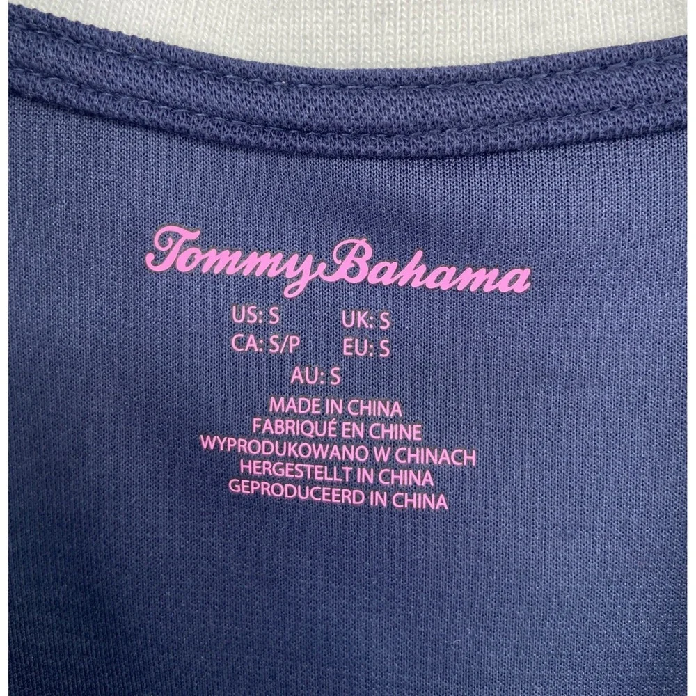 Tommy Bahama Active Womens Navy Blue Pleated Tennis Dress Set UPF 50 Small